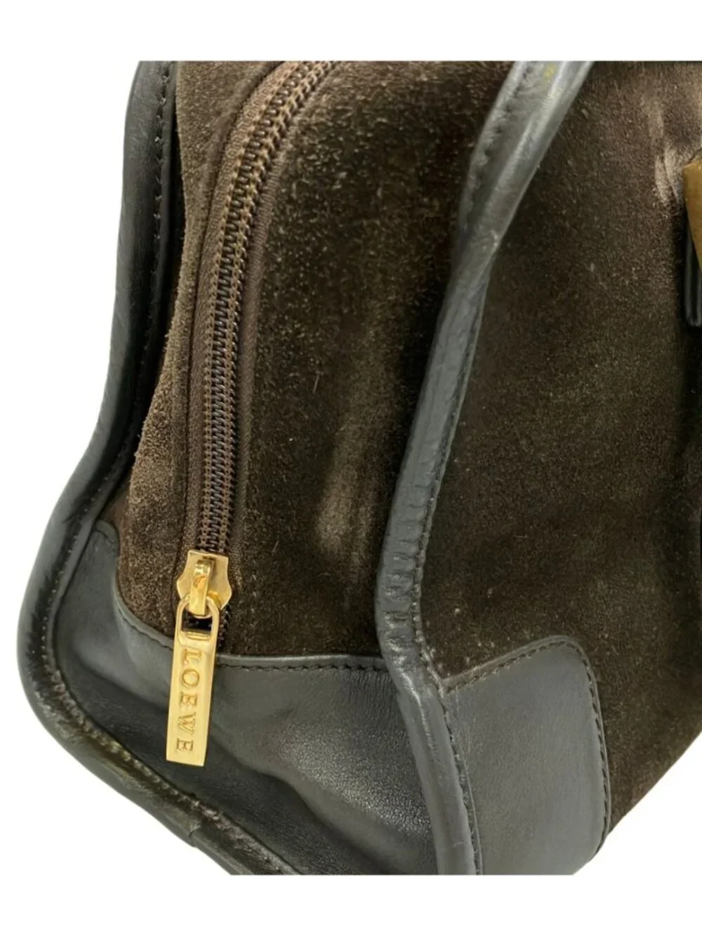 Loewe Handbag Suede Amanaso 28